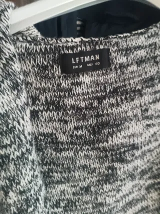 Jersey Lefties Hombre Gris/Negro Talla M - L