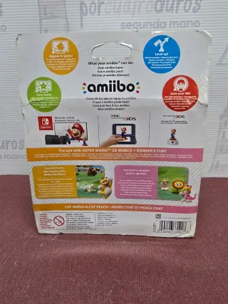 Amiibo Cat Mario & Cat Peach Nintendo