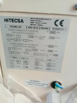 2 Máquinas de Aire Acondicionado