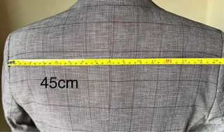 Abito uomo marrone a quadri 3 pezzi tg 50