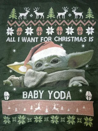 Felpa Gildan Baby Yoda Natale Uomo Donna