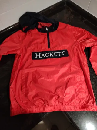 Hackett Cazadora Roja Talla 16 equivale a una S