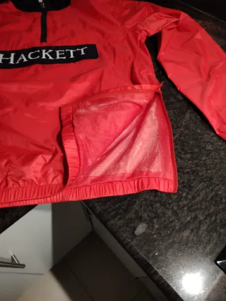 Hackett Cazadora Roja Talla 16 equivale a una S