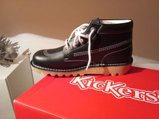 Botines Kickers Azul Navy Talla 40 Nuevos