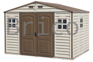 Caseta PVC Woodside 239x324x233 cm - Duramax
