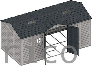 Caseta PVC Apex Pro Plus 246x476x234 cm - Duramax