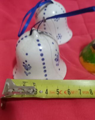 Set 3 campanelle decorative da appendere