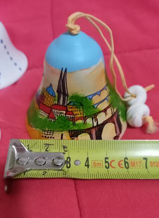 Set 3 campanelle decorative da appendere