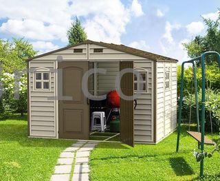 Caseta PVC Woodside 239x324x233 cm - Duramax