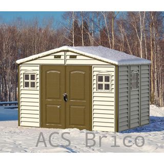 Caseta PVC Woodside 239x324x233 cm - Duramax