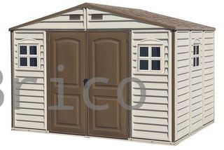 Caseta PVC Woodside 239x324x233 cm - Duramax