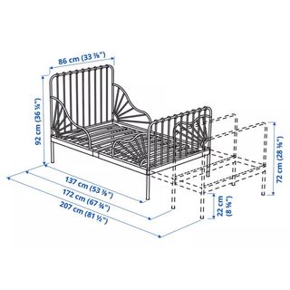 Cama extensible infantil IKEA MINNEN