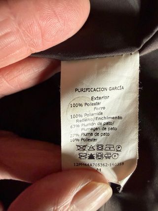 Plumas PG Marrón Oscuro Talla M