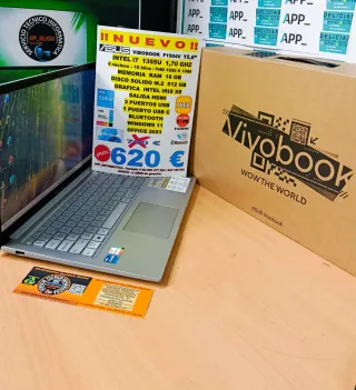 Portátil ASUS VIVOBOOK F1504V 15,6 Intel i7