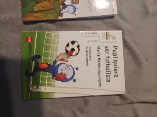 Pupi quiere ser futbolista