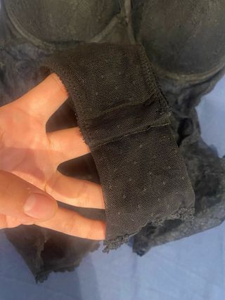 Body lencería Oysho negro encaje