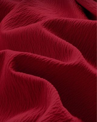 Conjunto elegante mujer rojo burdeos