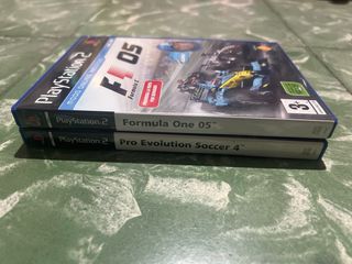 Juegos PS2: F1 05 y Pro Evolution Soccer 4