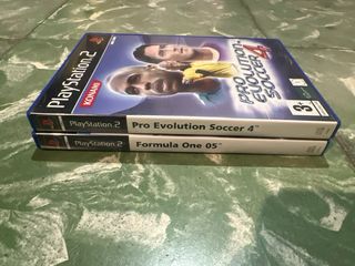 Juegos PS2: F1 05 y Pro Evolution Soccer 4