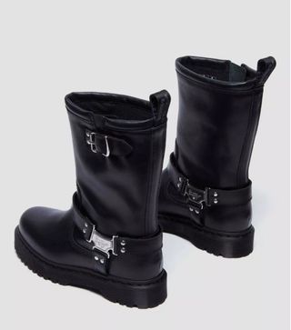 Stivali Dr. Martens Pelle Nera Uomo