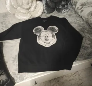 Sudadera Mickey Mouse Talla S Negra