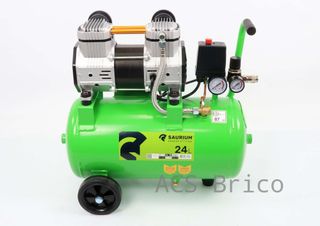 Compresor Aire Silencioso 24L - 2HP - 37185 - Saurium