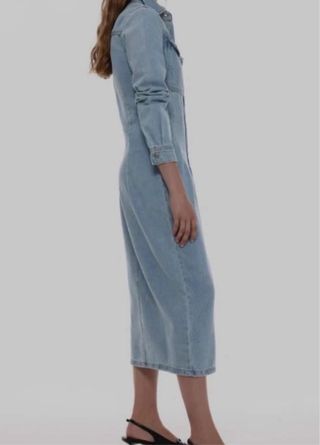 Vestido midi denim nuevo