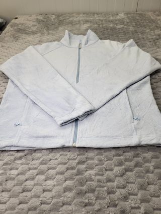 Forro Polar Columbia Talla L Mujer Celeste