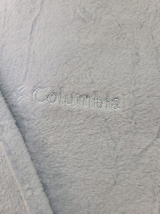 Forro Polar Columbia Talla L Mujer Celeste