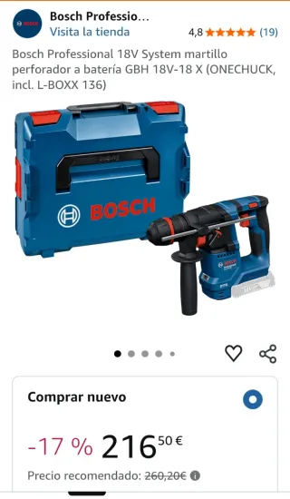 Conjunto Bosch GTB 18V-45 Professional