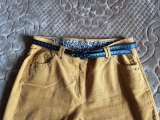 Pantalones de pana fina mujer