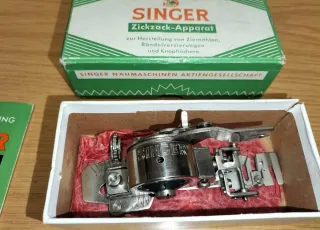Prensatelas Singer Zig-Zag Antiguo