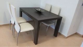 Mesa de centro elevable madera y metal
