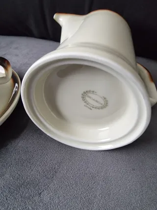 Jarra y Taza bidasoa Cerámica vintage antigua.