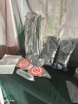 Set 2 porterías fútbol niños sin usar