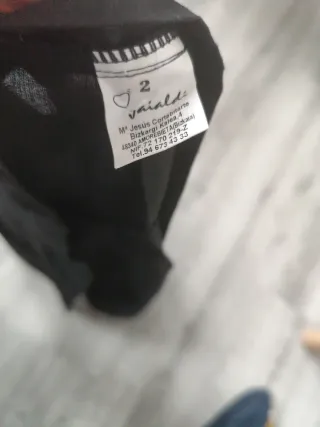 Traje Aldeano Niño Negro y Blanco