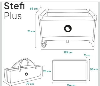 Parque cuna plegable