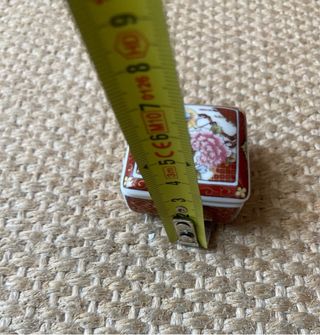 Caixa de porcelana Oriental Garden- Japão