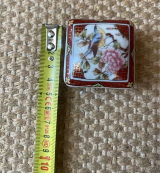 Caixa de porcelana Oriental Garden- Japão