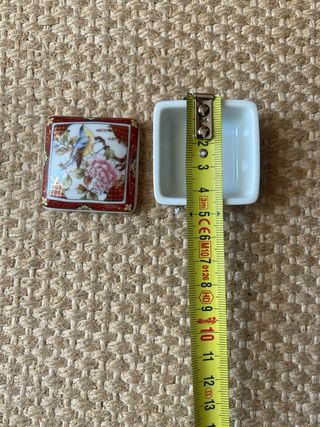 Caixa de porcelana Oriental Garden- Japão