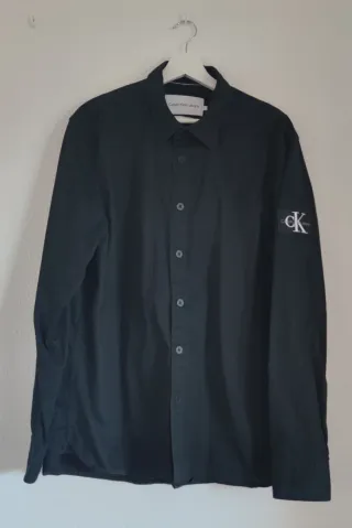 Camisa Negra Calvin Klein Jeans Talla XL