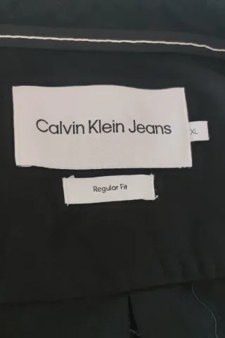 Camisa Negra Calvin Klein Jeans Talla XL