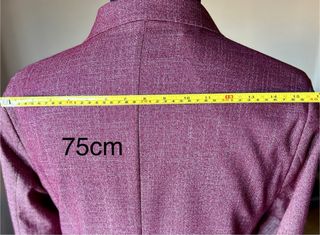 Giacca uomo doppiopetto rosa/viola fashion tg50