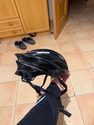Casco de ciclismo WRC Negro