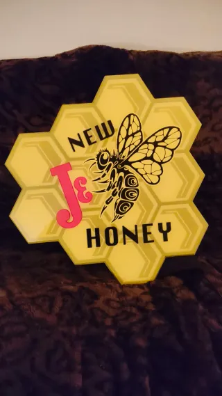 Insegna luminosa J&B Honey rara