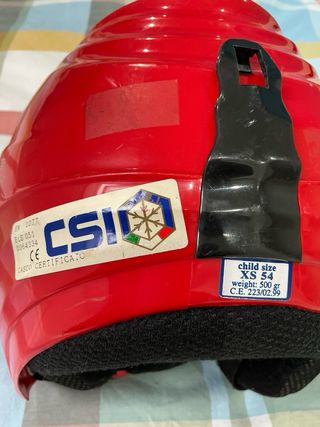 Casco Esquí Infantil Invicta Rojo Talla 54