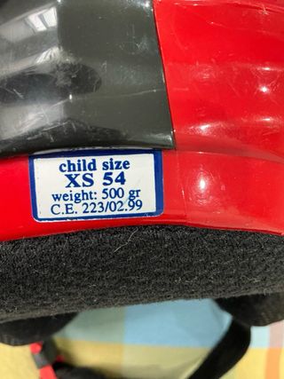 Casco Esquí Infantil Invicta Rojo Talla 54