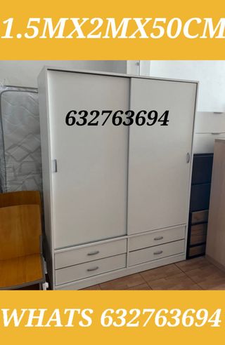 Armario corredero 1.5x2x0.5m