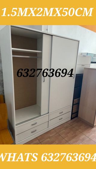 Armario corredero 1.5x2x0.5m