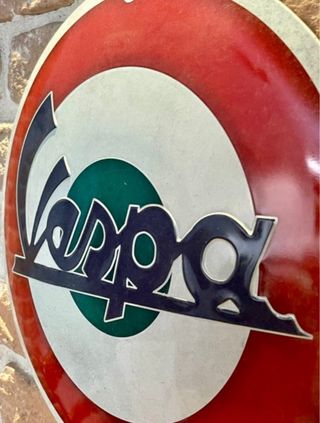 Placa Metálica Vespa Vintage